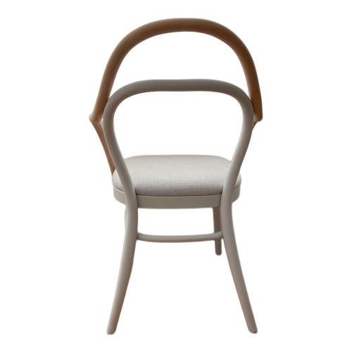 秋田木工 (アキタモッコウ) ダイニングチェアー ナチュラル×ホワイト magekko