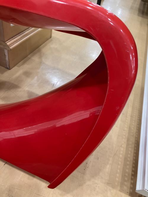 デザインチェア レッド リプロダクト