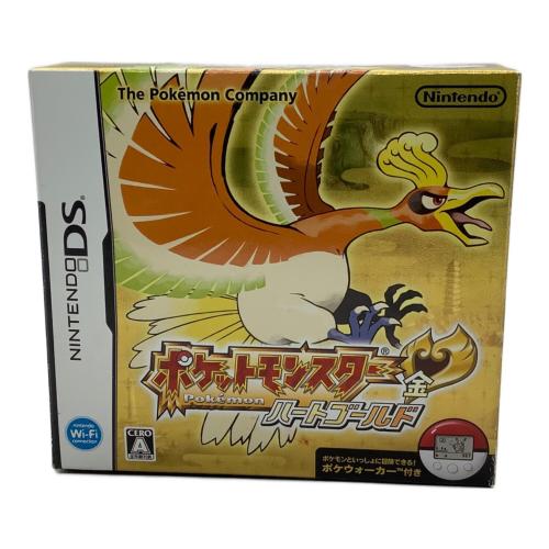 ポケットモンスターハートゴールド DS用ソフト ポケウォーカー付き キズ有 CERO A (全年齢対象)