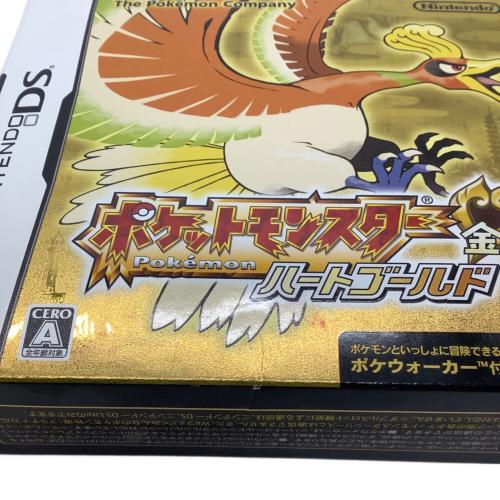 ポケットモンスターハートゴールド DS用ソフト ポケウォーカー付き キズ有 CERO A (全年齢対象)