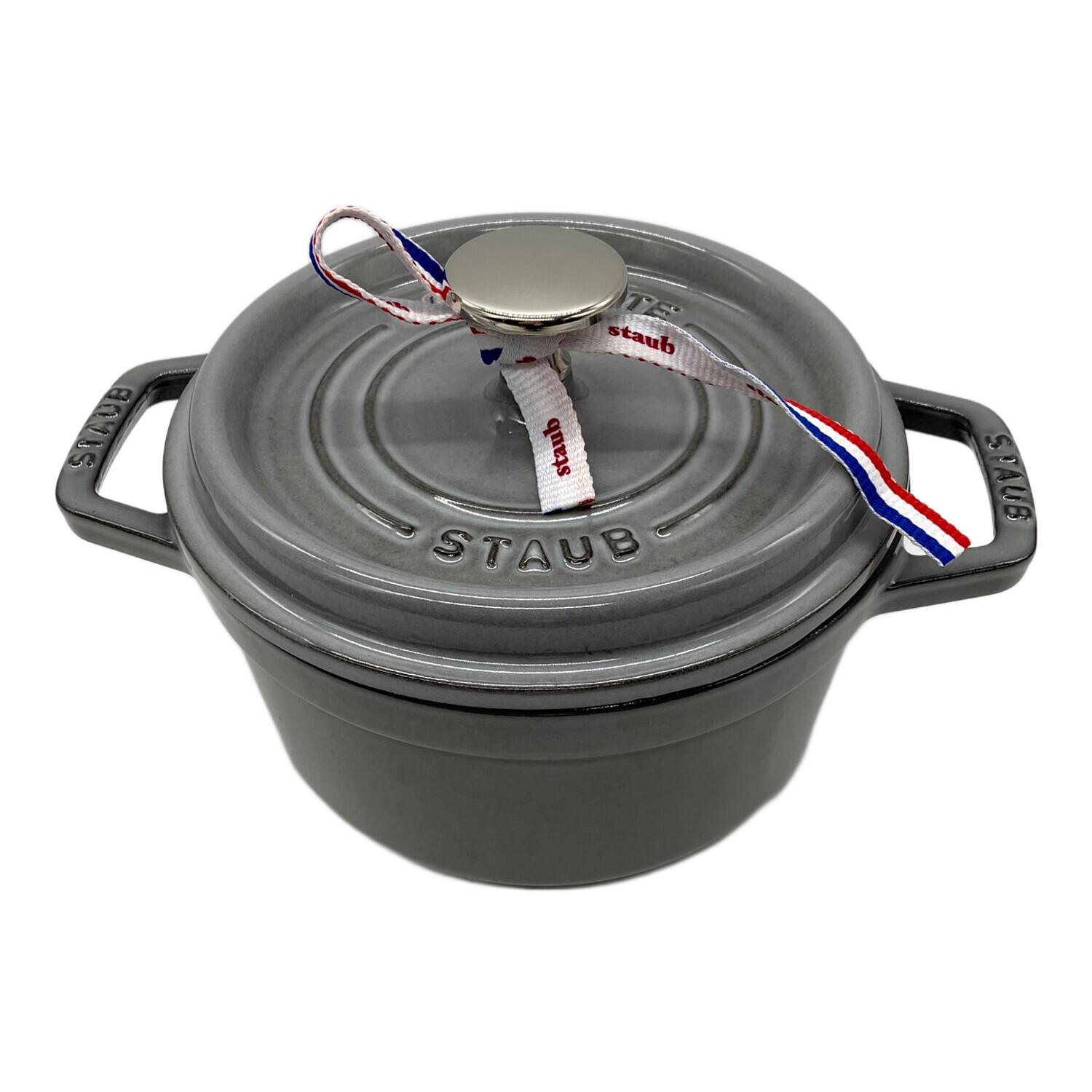 新品 ストウブ ピコ・ココット ラウンド グレー 16cm 40509-479 Staub (ストウブ) ピコ・ココット・ラウンド 40509-479 16cm グレー