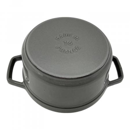 Staub (ストウブ) ピコ・ココット・ラウンド 40509-479 16cm グレー