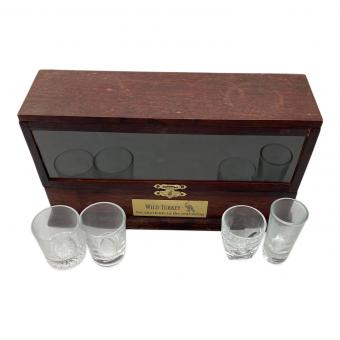 WILD TURKEY (ワイルドターキー) コレクションケース＆グラスセット グラス×4