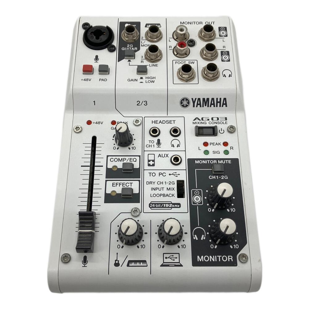 【一部ジャンク品】Yamaha AG03 YAMAHA (ヤマハ) AG03｜トレファクONLINE