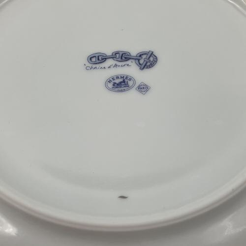 HERMES (エルメス) デザートプレート 約22.5cm Chaine d’Ancre