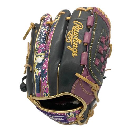 RAWLINGS (ローリングス) 軟式グローブ GR3HON54MG ブラック×パープル