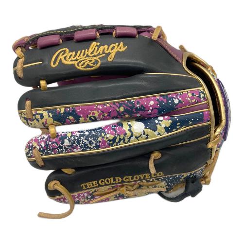 RAWLINGS (ローリングス) 軟式グローブ GR3HON54MG ブラック×パープル