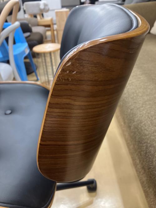 グラム ワークチェア ブラック×ナチュラル