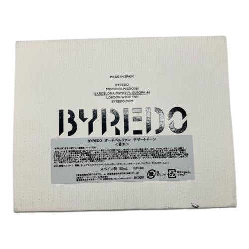 BYREDO (バイレード) オードパルファム 箱有(成分表記記載) スペイン製 50ml 残量80%-99% DESERT DAWN