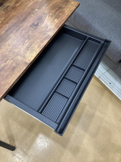 東馬 ワークデスク OA-686N リグ 96デスク ブラウン×ブラック