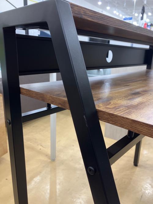 東馬 ワークデスク OA-686N リグ 96デスク ブラウン×ブラック