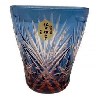 江戸切子 ミニオールド　ブルーピンク　M-8586-BP