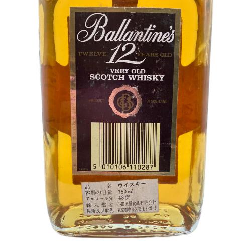 バランタイン スコッチウィスキー 12年 750ml