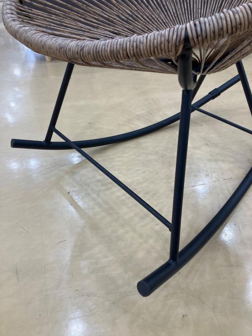 アカプルコチェア ベージュ×ブラック