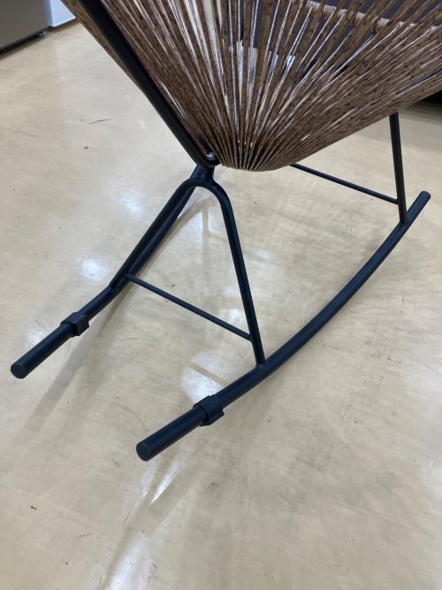 アカプルコチェア ベージュ×ブラック