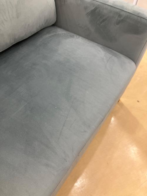 Franc franc 2人掛けソファー オットマン付属 グレー スプランソファGR