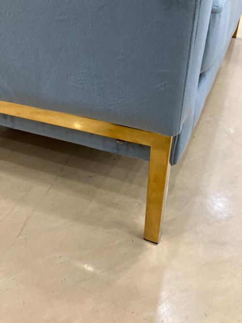 Franc franc 2人掛けソファー オットマン付属 グレー スプランソファGR