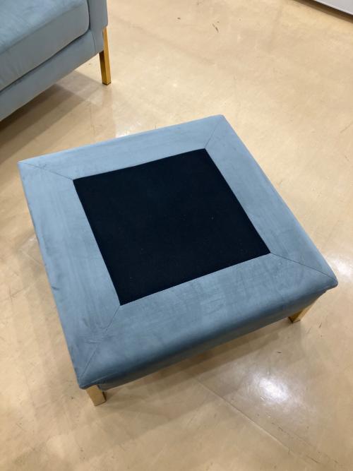 Franc franc 2人掛けソファー オットマン付属 グレー スプランソファGR