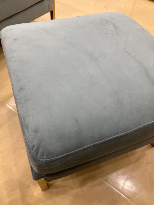 Franc franc 2人掛けソファー オットマン付属 グレー スプランソファGR