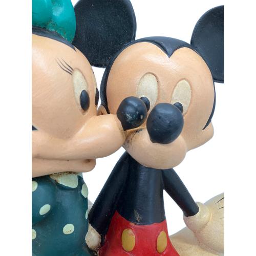 【美品】ミッキー　陶器　イタリア　置物　インテリア　工芸品　美術品　A2844 ミッキー&ミニー インテリア置物｜トレファクONLINE