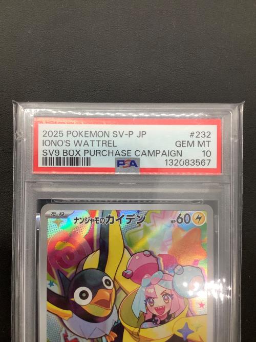 ナンジャモのカイデン PSA10 ポケモンカード 232/SV-P プロモ