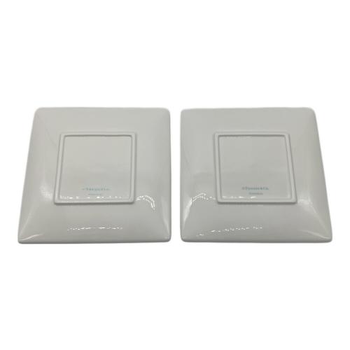 TIFFANY & Co. (ティファニー) スクエアプレート ブルーリボン