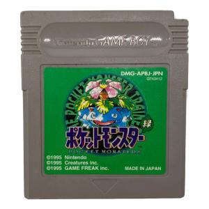 任天堂 (ニンテンドウ) ポケットモンスター 緑 ゲームボーイ用ソフト マップ欠品 -