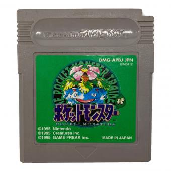 任天堂 (ニンテンドウ) ポケットモンスター 緑 ゲームボーイ用ソフト マップ欠品 -
