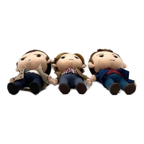 SUPERNATURAL JOIN THE HUNT ディーン・ウィンチェスター・天使カスティエル・サム・ウィンチェスター 3体セット ヌイグルミ QMx社製