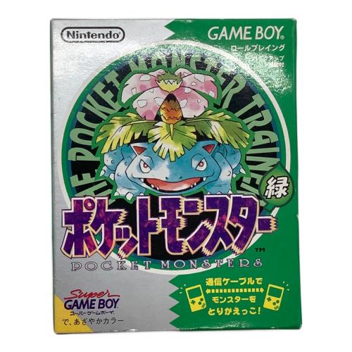 Nintendo (ニンテンドー) ポケットモンスター緑 ゲームボーイ用ソフト