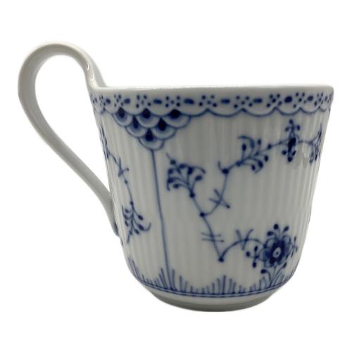 ROYAL COPENHAGEN (ロイヤル・コペンハーゲン) マグカップ ハイハンドルマグカップ ブルーフルーテッド・ハーフレース