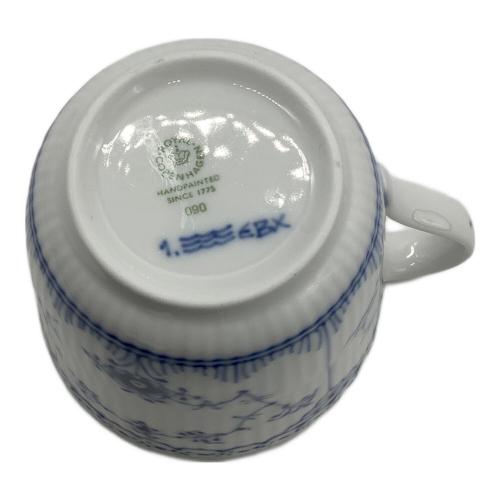 ROYAL COPENHAGEN (ロイヤル・コペンハーゲン) マグカップ ハイハンドルマグカップ ブルーフルーテッド・ハーフレース