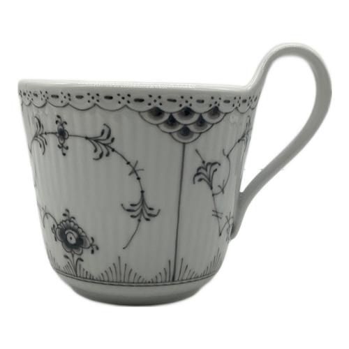 ROYAL COPENHAGEN (ロイヤル・コペンハーゲン) マグカップ ハイハンドルマグカップ ブラック フルーテッド・ハーフレース