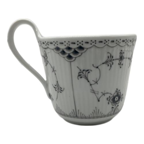 ROYAL COPENHAGEN (ロイヤル・コペンハーゲン) マグカップ ハイハンドルマグカップ ブラック フルーテッド・ハーフレース