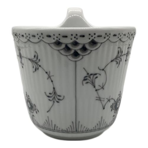 ROYAL COPENHAGEN (ロイヤル・コペンハーゲン) マグカップ ハイハンドルマグカップ ブラック フルーテッド・ハーフレース