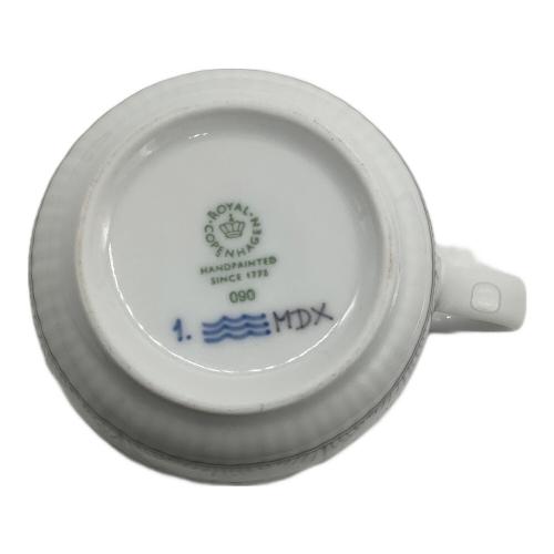 ROYAL COPENHAGEN (ロイヤル・コペンハーゲン) マグカップ ハイハンドルマグカップ ブラック フルーテッド・ハーフレース