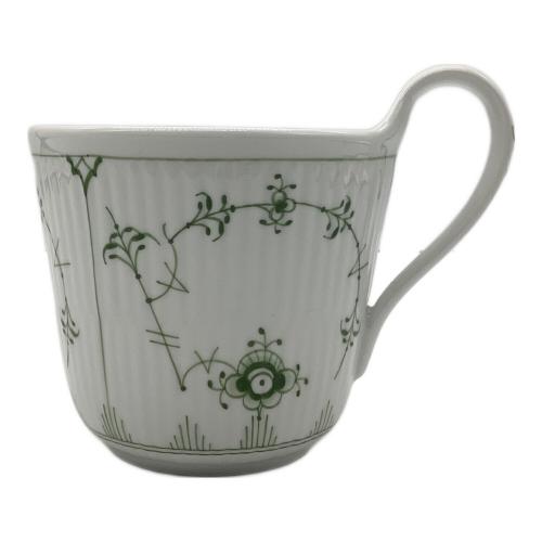 ROYAL COPENHAGEN (ロイヤル・コペンハーゲン) マグカップ ハイハンドルマグカップ グリーン フルーテッド