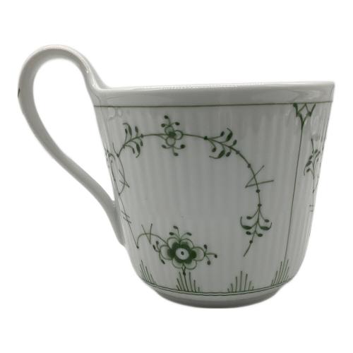 ROYAL COPENHAGEN (ロイヤル・コペンハーゲン) マグカップ ハイハンドルマグカップ グリーン フルーテッド