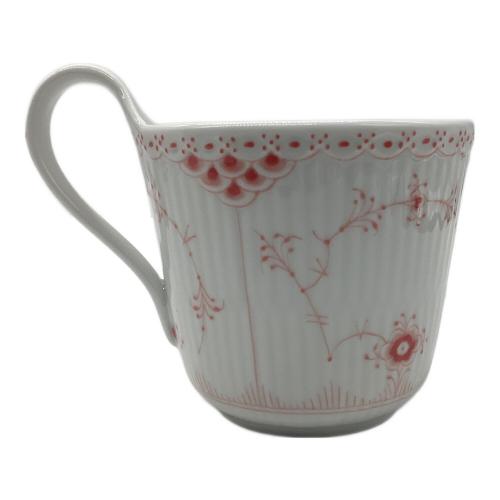 ROYAL COPENHAGEN (ロイヤル・コペンハーゲン) マグカップ ハイハンドルマグカップ レッド フルーテッド・ハーフレース
