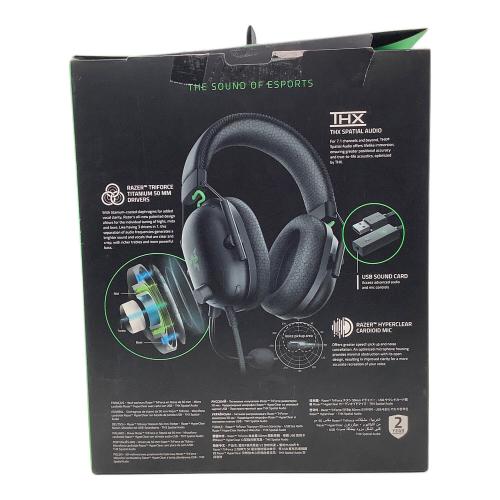 Razer (レイザー) ノイズキャンセリングヘッドホン RZ04-03230100-R3M1 BLACK SHARK V2