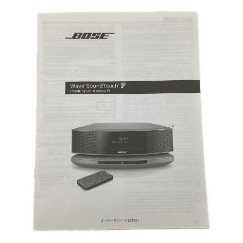 BOSE (ボーズ) 一体型CD・ラジオシステム 417788-WMS/412634-SM2 Wave SoundTouch music system IV