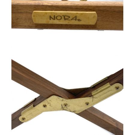 NORAs (ノラズ) ノラズテーブル 900×600×400mm ブラウン ロールトップ TYPE-A ウォールナット 銅金具仕様