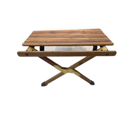NORAs (ノラズ) ノラズテーブル 900×600×400mm ブラウン ロールトップ TYPE-A ウォールナット 銅金具仕様