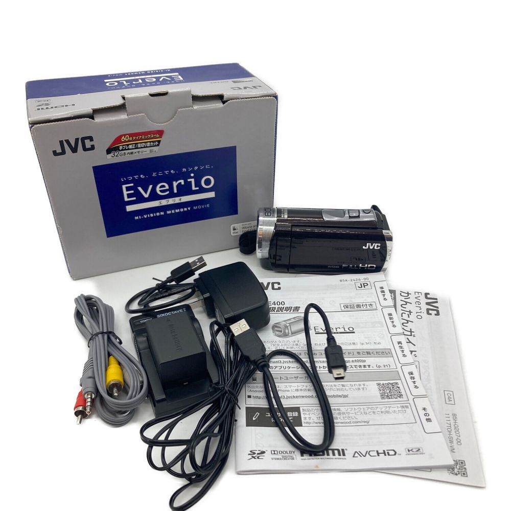 JVC (ジェイブイシー) デジタルビデオカメラ Everio GZ-E400-T 