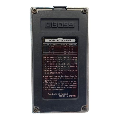 BOSS (ボス) コーラス 1981年製 黒ネジ CE-2 動作確認済み 084300