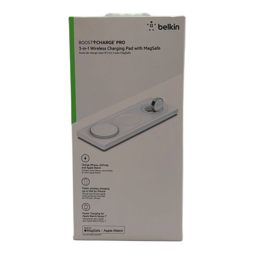 Belkin (ベルキン) 3in1 ワイヤレス充電パッド -