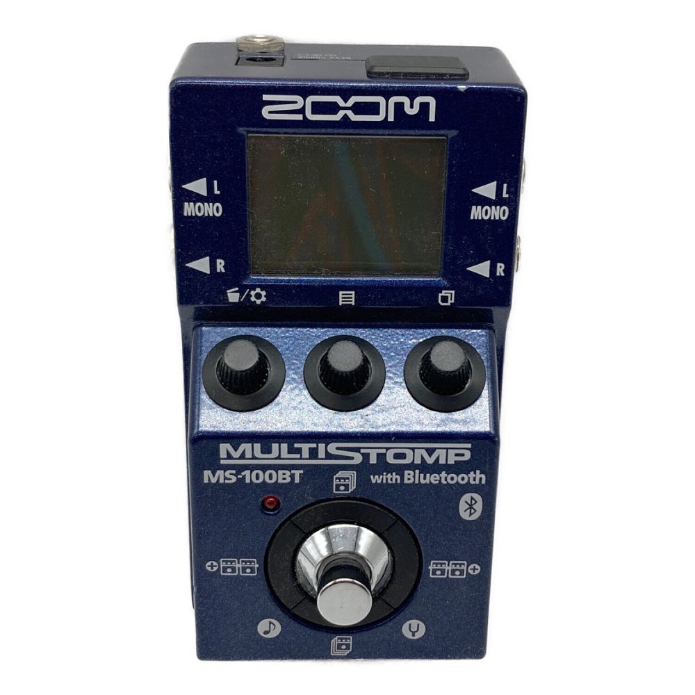 ZOOM (ズーム) マルチエフェクター MULTI STOMP MS-100BT 動作