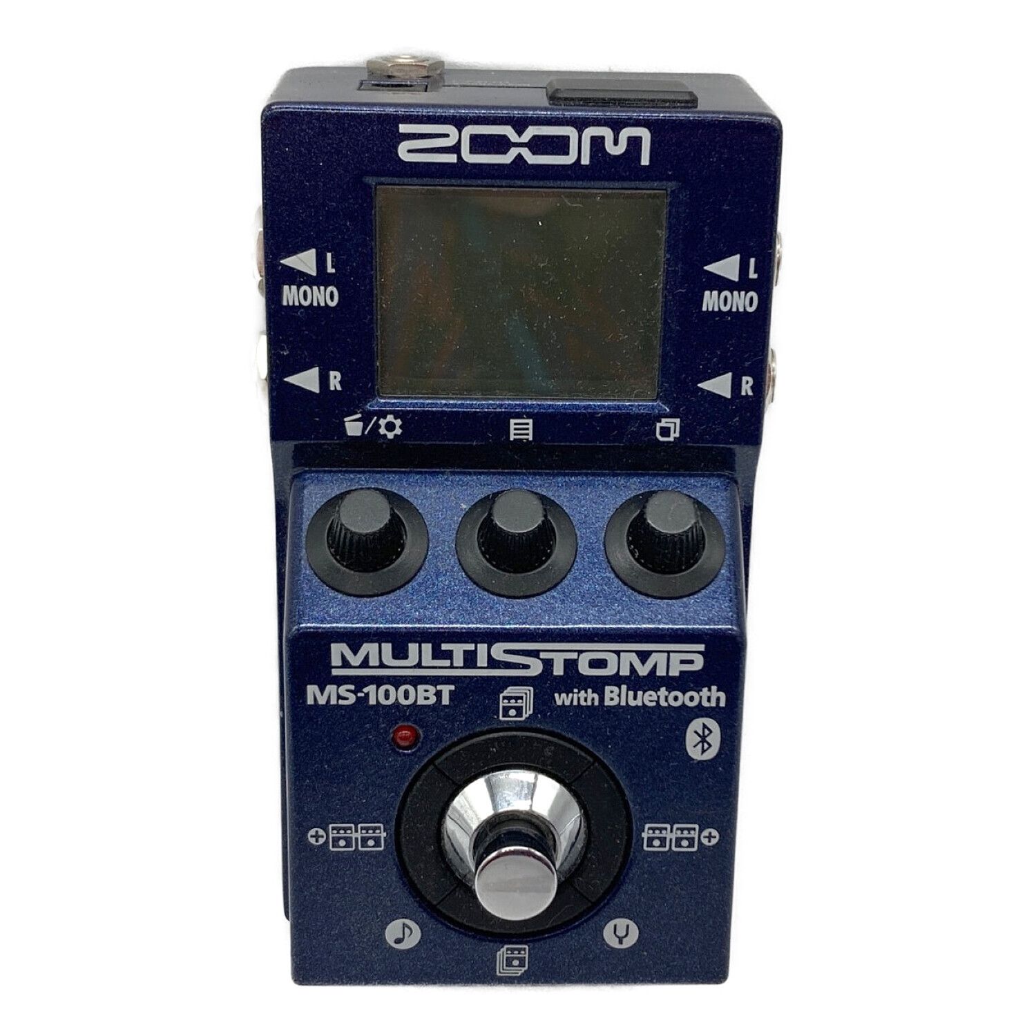 ZOOM MS-100BT マルチストンプ ギター ベース マルチエフェクター-