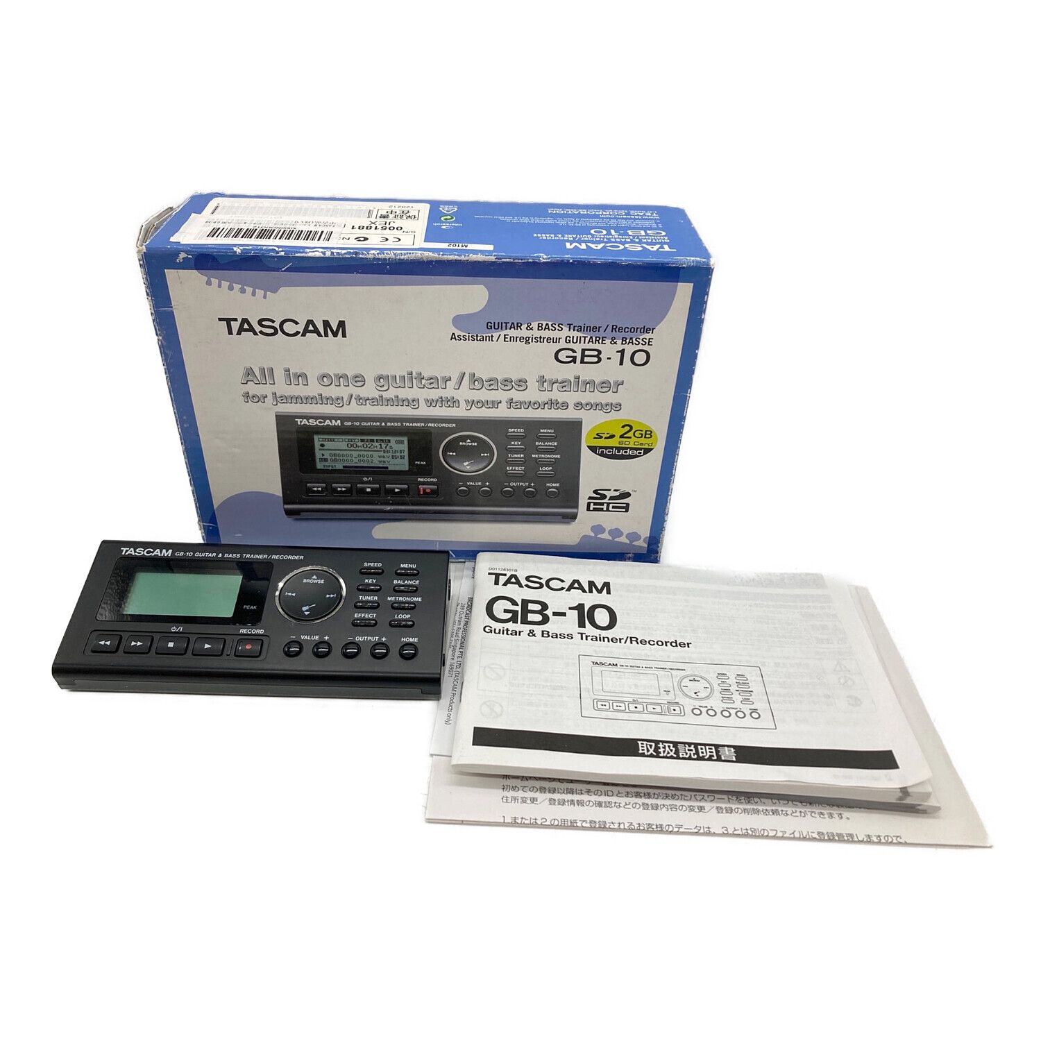 TASCAM (タスカム) オールインワンギタートレーナー GB-10｜トレファク