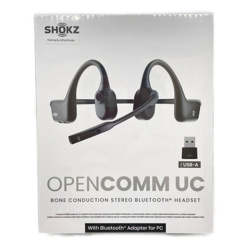 在庫人気Shokz OpenComm UC(USB-C) 骨伝導イヤホン ワイヤレス イヤホン